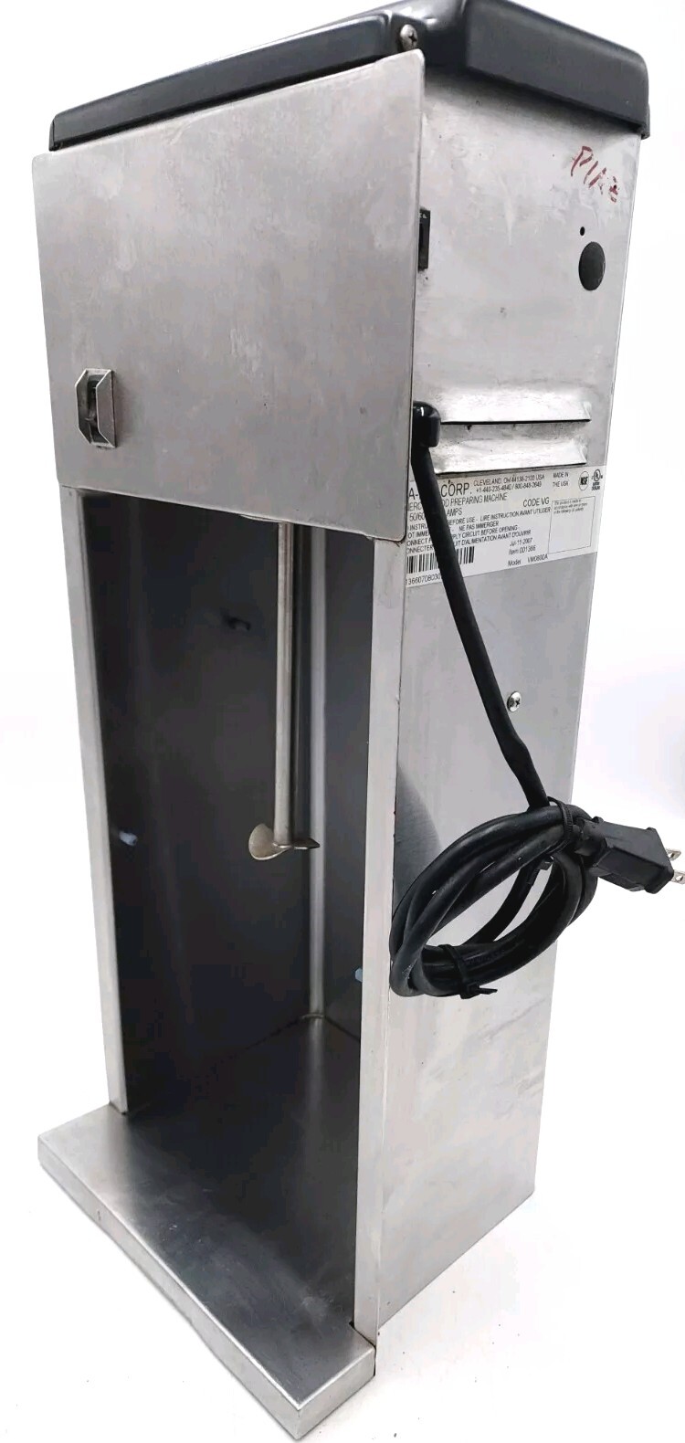 Vita-Mix Commercial Milkshake Frozen Drink Flurry Machine VM0800A Stainless 120V