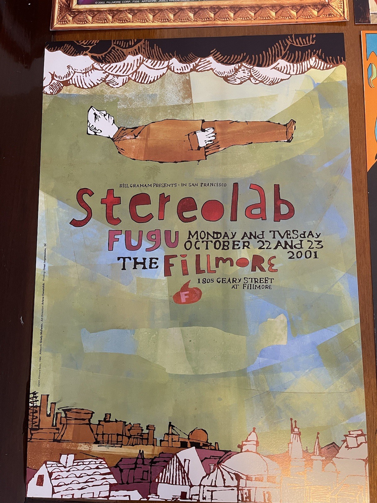 8 Concert Promo Flyers, Herbie Hancock , Fat boy Slim , Bill Graham Presents