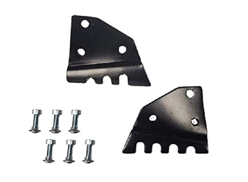 12" Post Hole Digger Serrated Auger Edges w/ Nuts & Bolts Replaces Danuser 50400