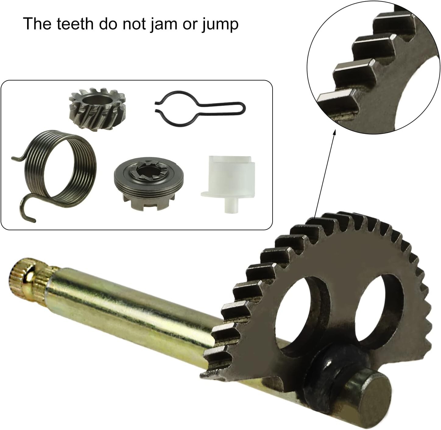 YAMAHA PW50 PW 50 KICK SHAFT ASSEMBLY STARTER GEAR NEW