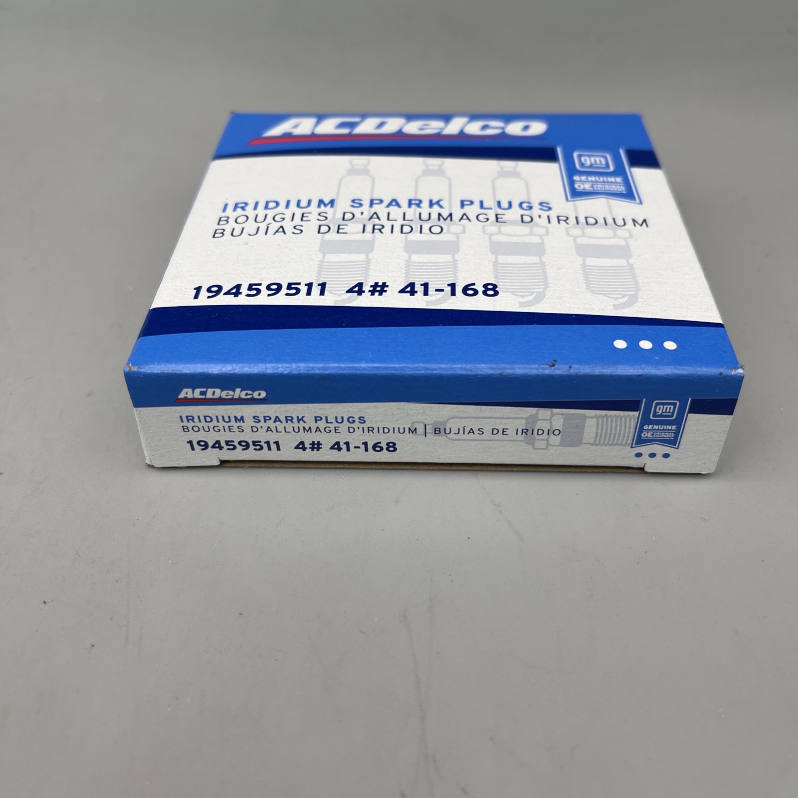 4 Pack Genuine GM Spark Plug 19459511 41-168 Brand New