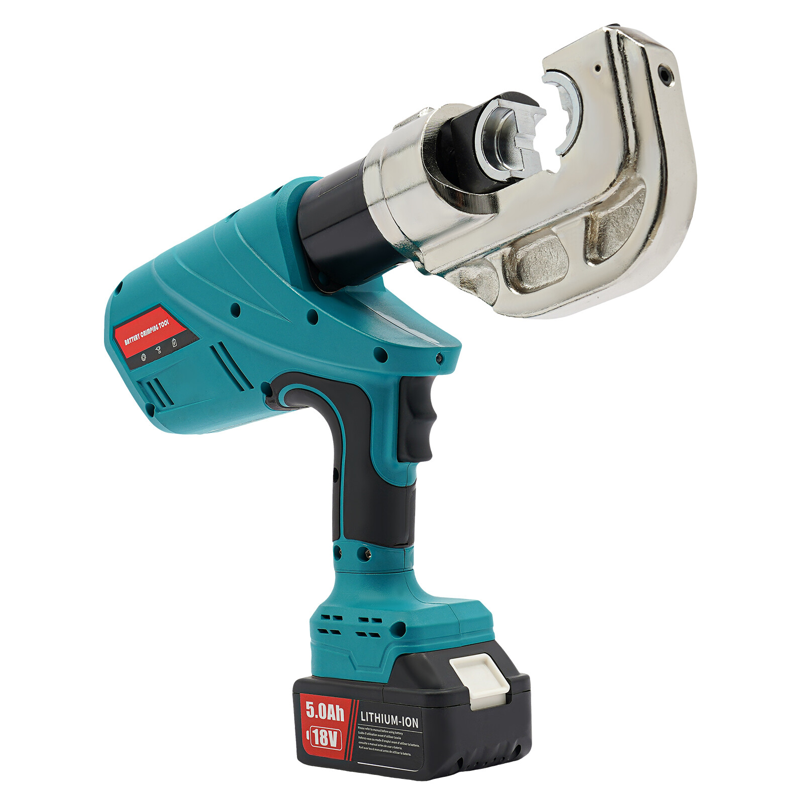 Electric Hydraulic Plier Rechargeable Battery Powered Crimping Tool 18V 10-400m㎡