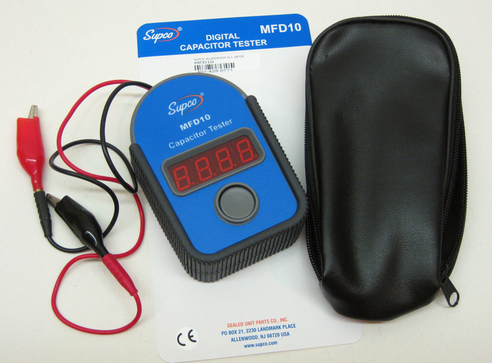 MFD10 Digital Capacitor Tester Meter .01 - 10000 mfd's SUPCO Sealed Unit Parts