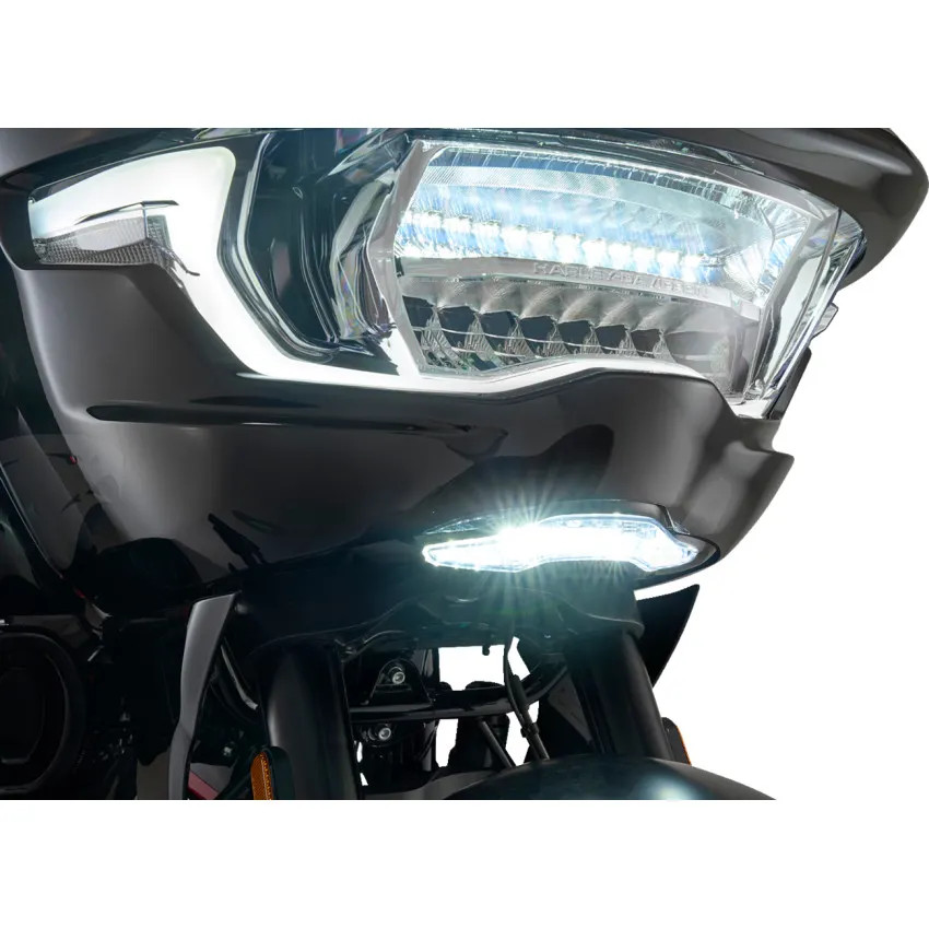 Ciro 45260 Chrome GOAT-E Fairing Light for Harley 24-25 Road Glide Models