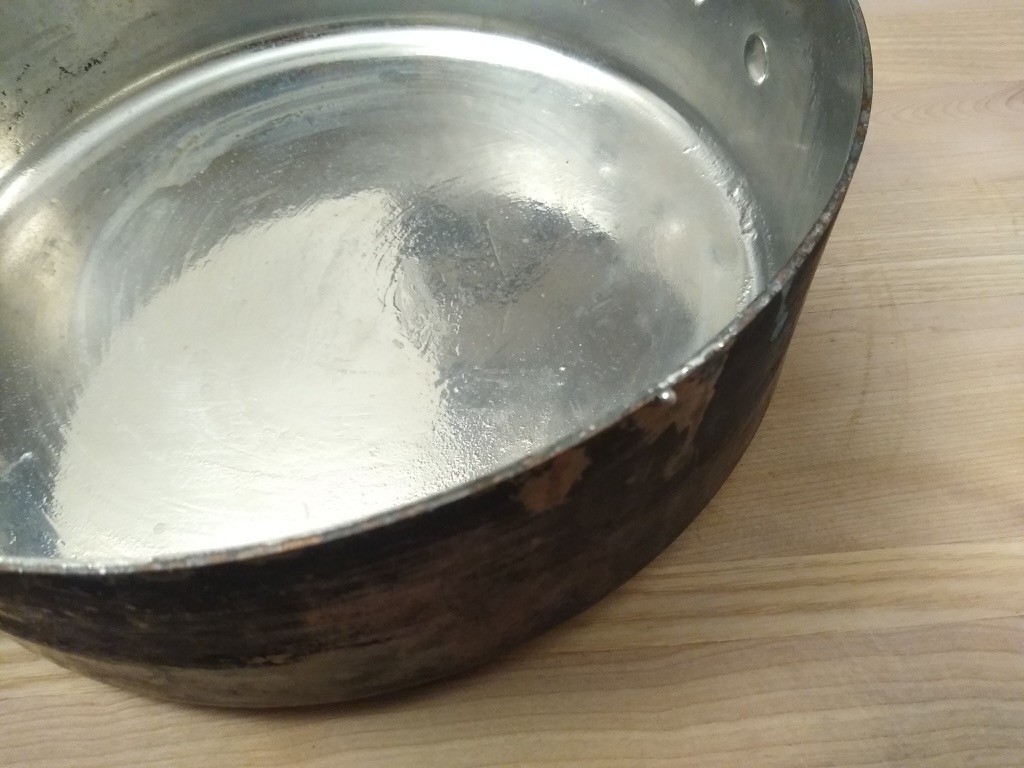 Incredible Large Hammered French Copper Rondeau Pot & Lid (Mauviel?) 2.5mm 28cm