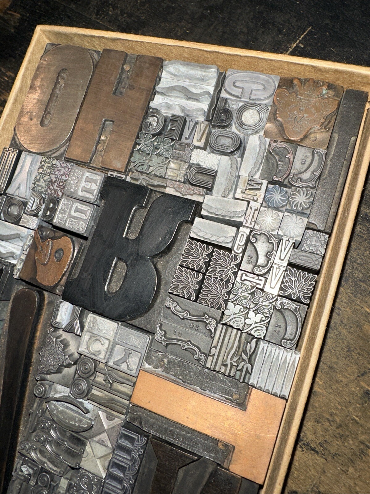 Printing Blocks Ornamentals Borders Dingbats. Wonderful Variety!! #54 Beautiful!