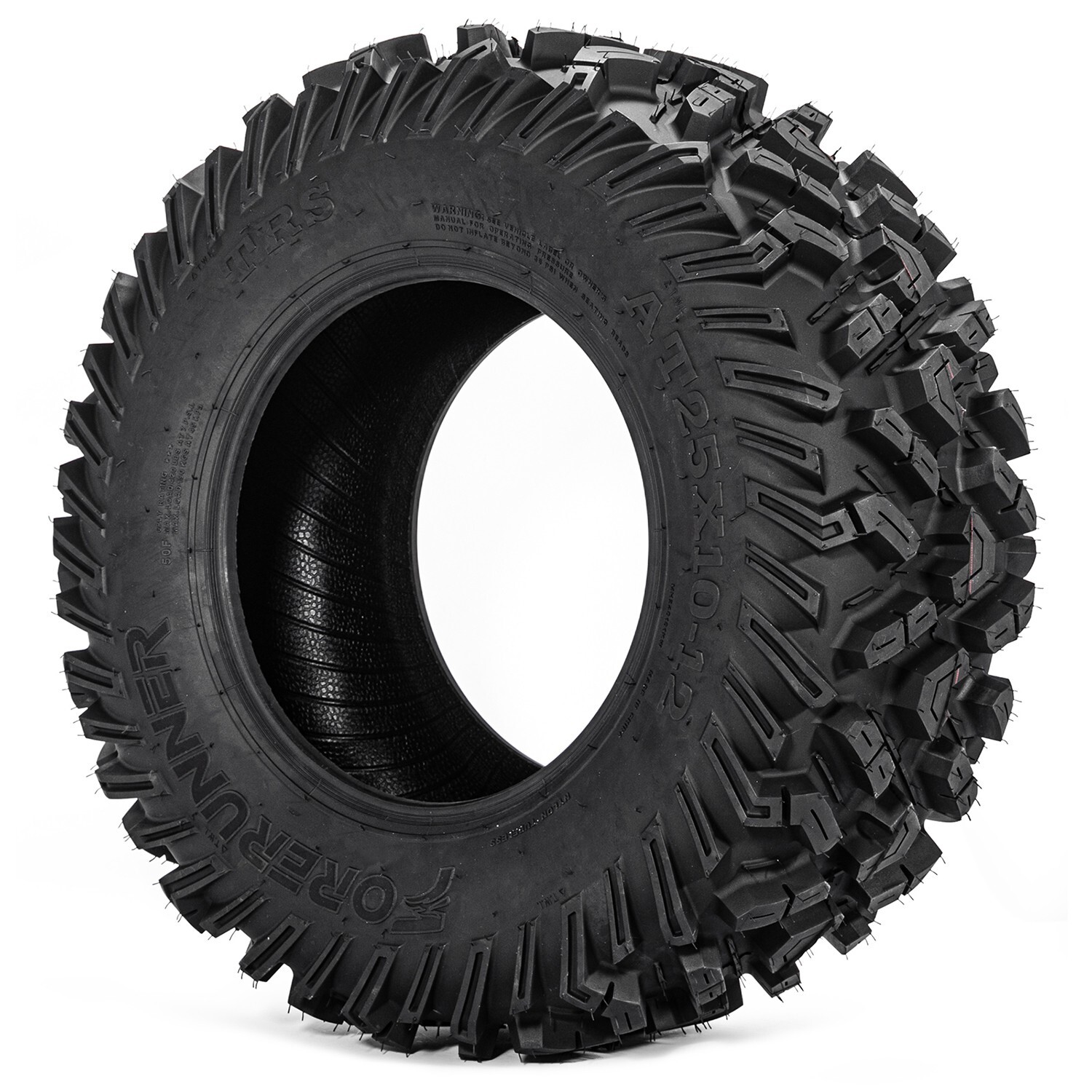 2 Tires 25x10-12 6PR 25x10x12 ATV UTV Tires 25 10 12 All Terrain Heavy Duty