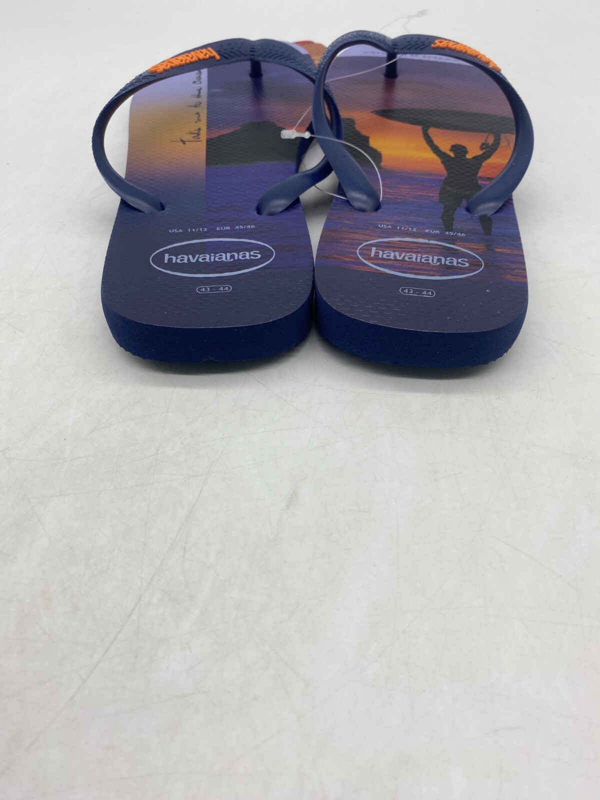 Havaianas Hype Navy Blue Flip Flops Men's Size 11/12