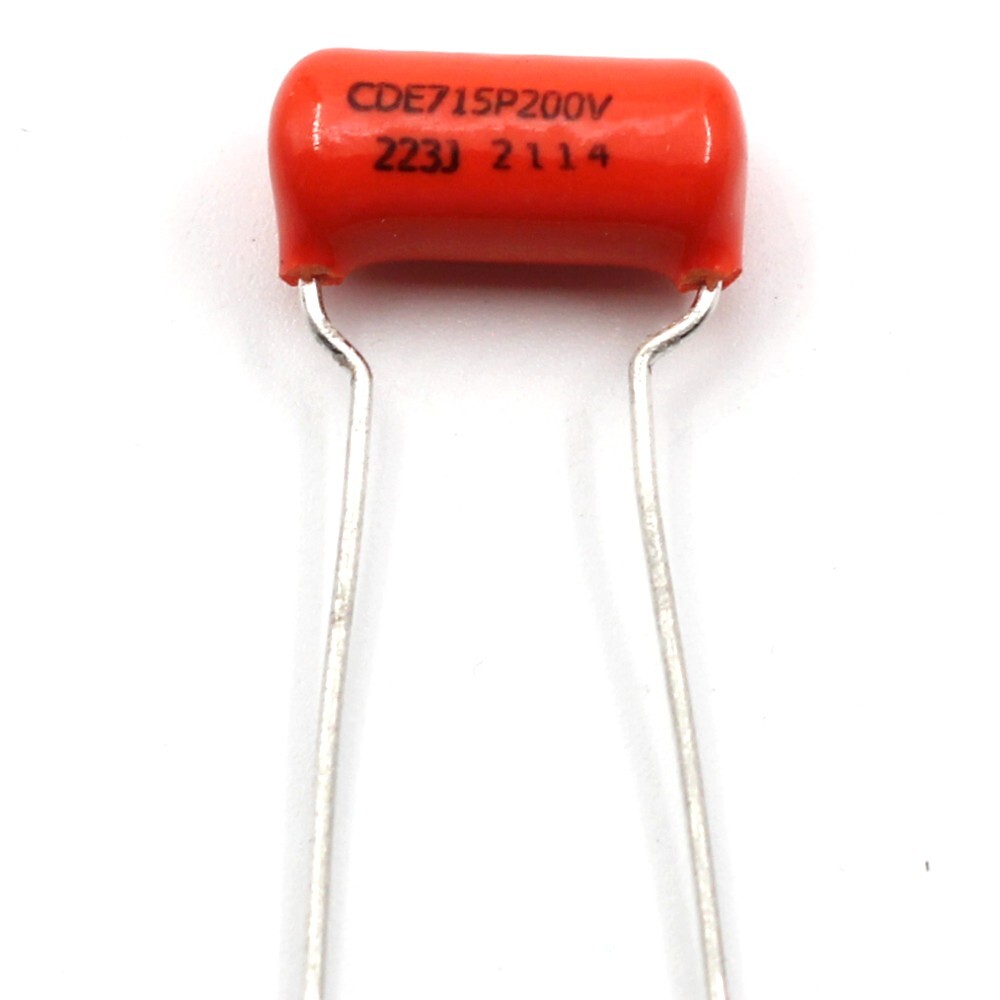 .022uf 200v 715P Orange Drop Guitar Tone Capacitor - 5% Tolerance - 1x (Single)