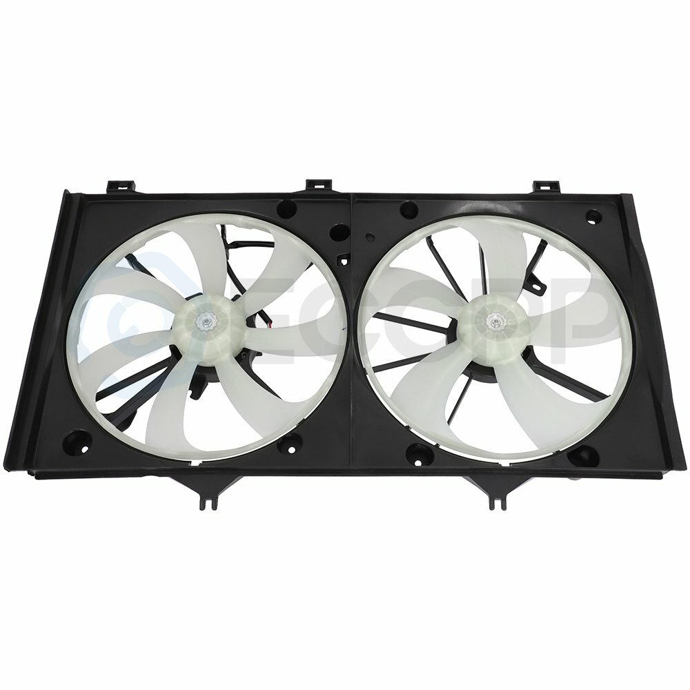 Radiator Condenser Cooling Fan Assembly For 2007 2008 2009-2011 Toyota Camry