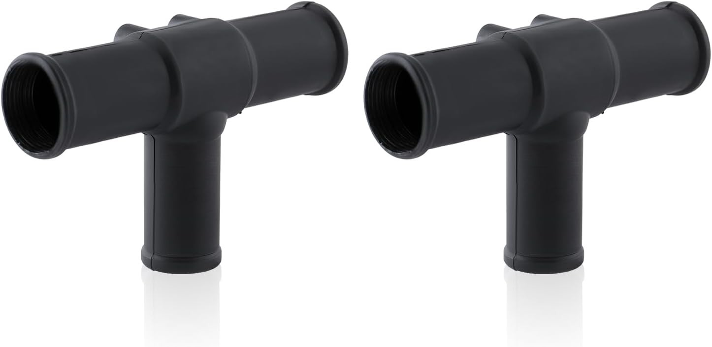 2PCS Heater Hose Tee Connector T Pipe 87248-60460 for Land Cruiser 1992-2007 Seq