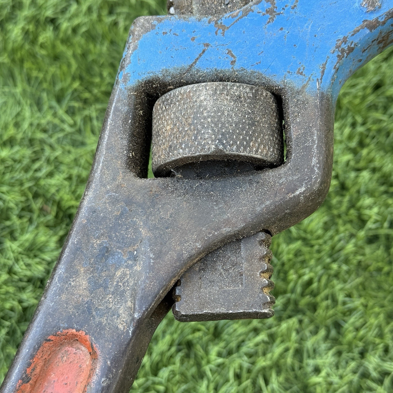 24” Lawson Offset Pipe Wrench 1920's U.S. Hame Co. Buffalo, N.Y. Vintage Antique