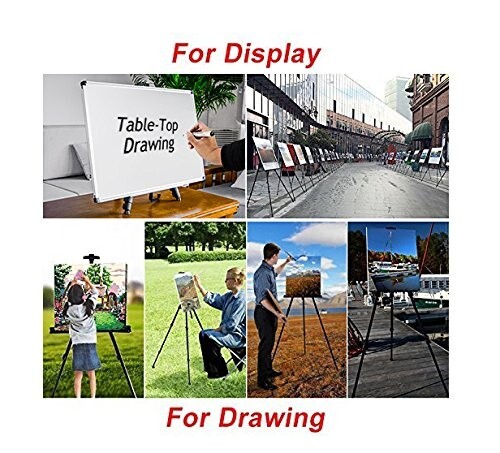 64" Portable Tripod Artist Sketch Paint Easel Drawing Stand w/Bag Free Ship US