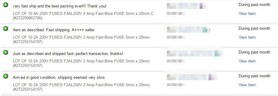 10Pcs 4A 250V SLOW Blow Acting Glass Fuse 5X20mm T4AL250V 4 amp Time-Delay Fuse