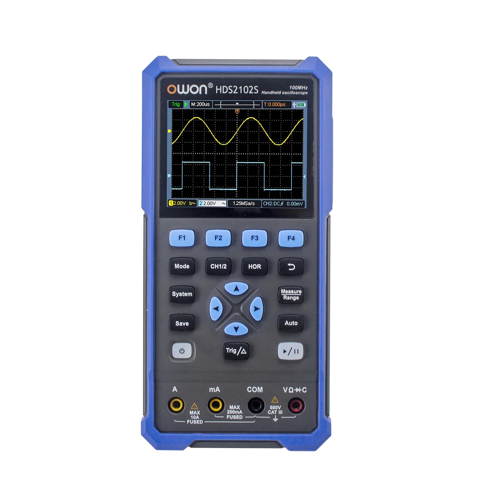 Owon HDS2102/2202 Series Digital Oscilloscope 100MHz/200MHz 2 Channels True RMS