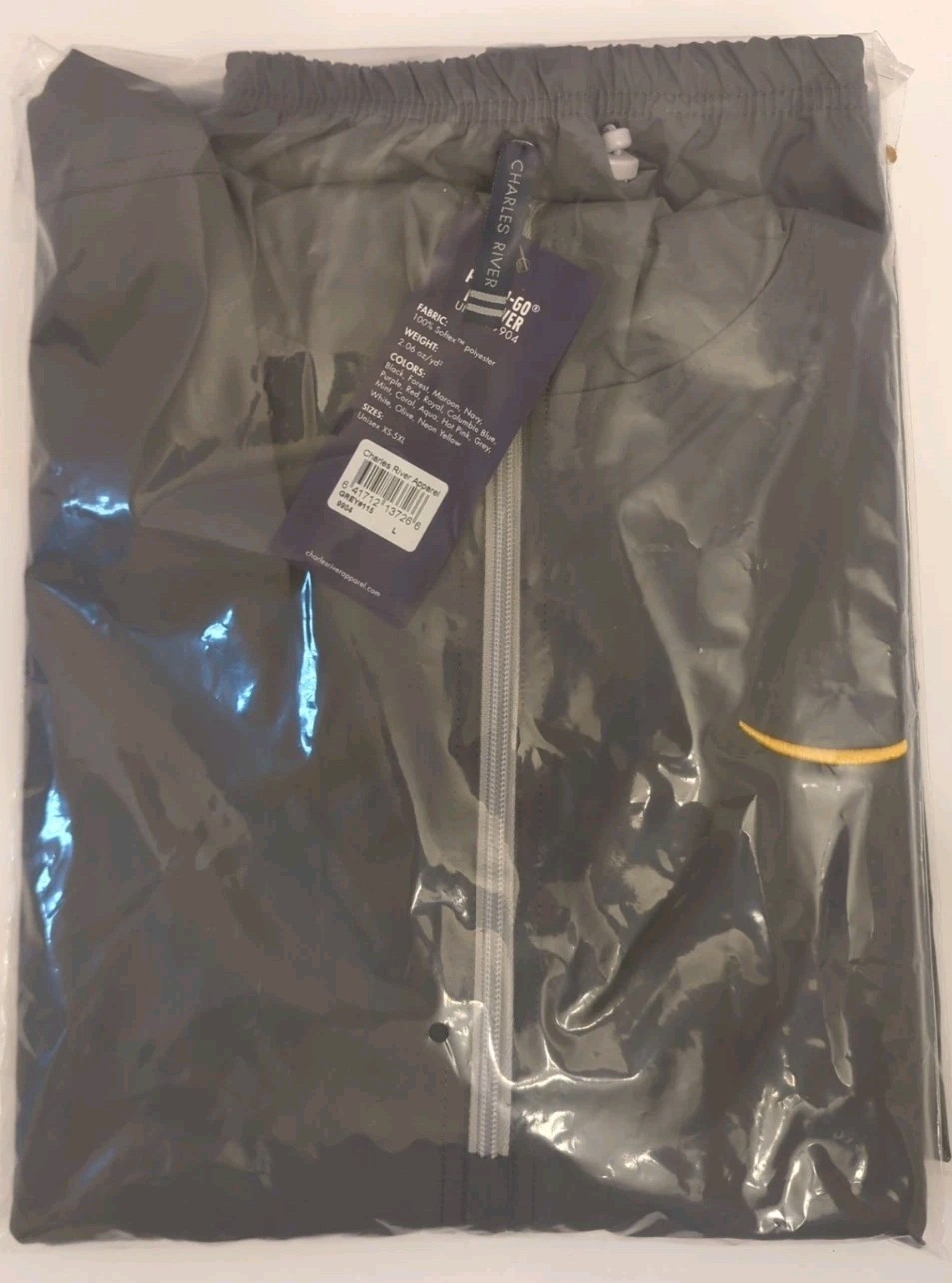 Amazon Employee Swag Pullover Windbreaker Charles River Pack-N-Go Unisex Large