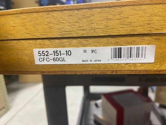 Mitutoyo ABS Coolant Proof Carbon Caliper CFC-60GL, 552-151-10 - NEW