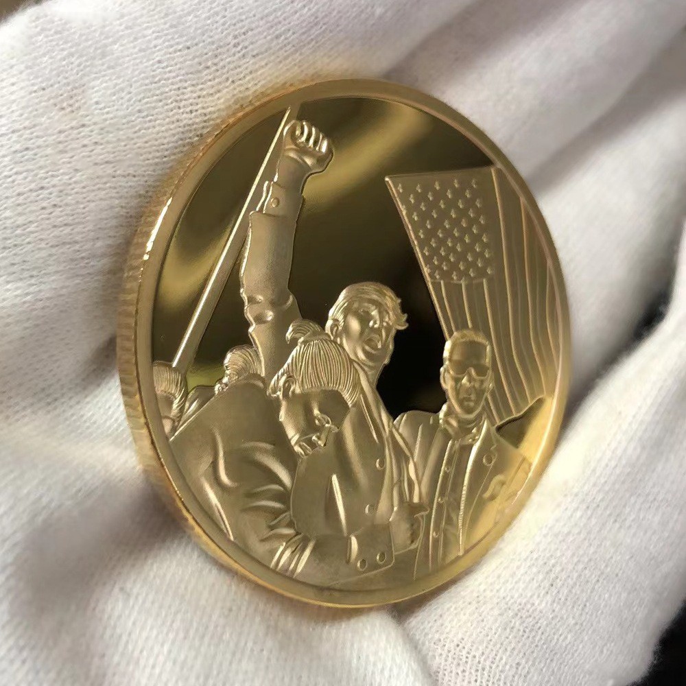 47th USA President Donald Trump Fight Shooting Assassination Coin Collection