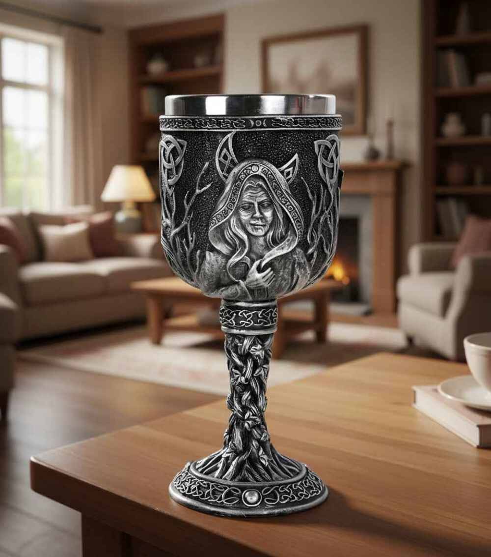 Triple Moon Goddess Goblet - Free Shipping