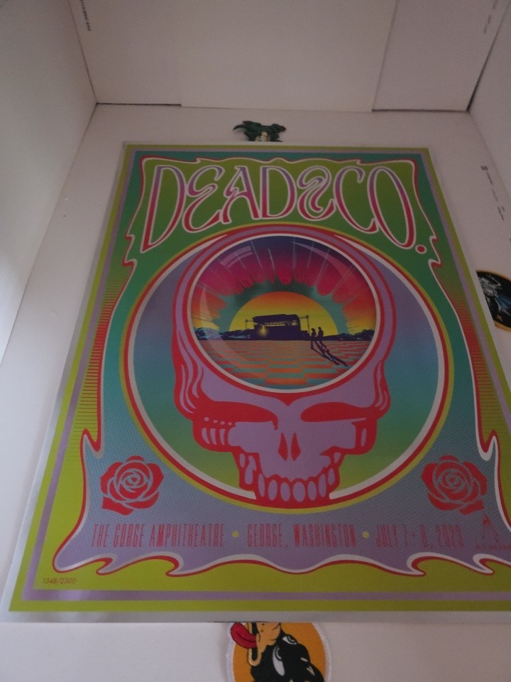 Dead And Company VIP FOIL Poster GORGE 2023 July 7-8 1348/2300