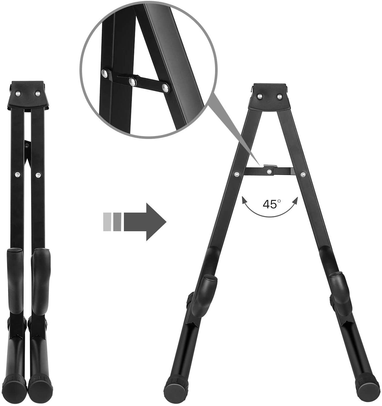 Guitar Stand Folding Universal A frame Stand for All Guitars Electric Bass HO