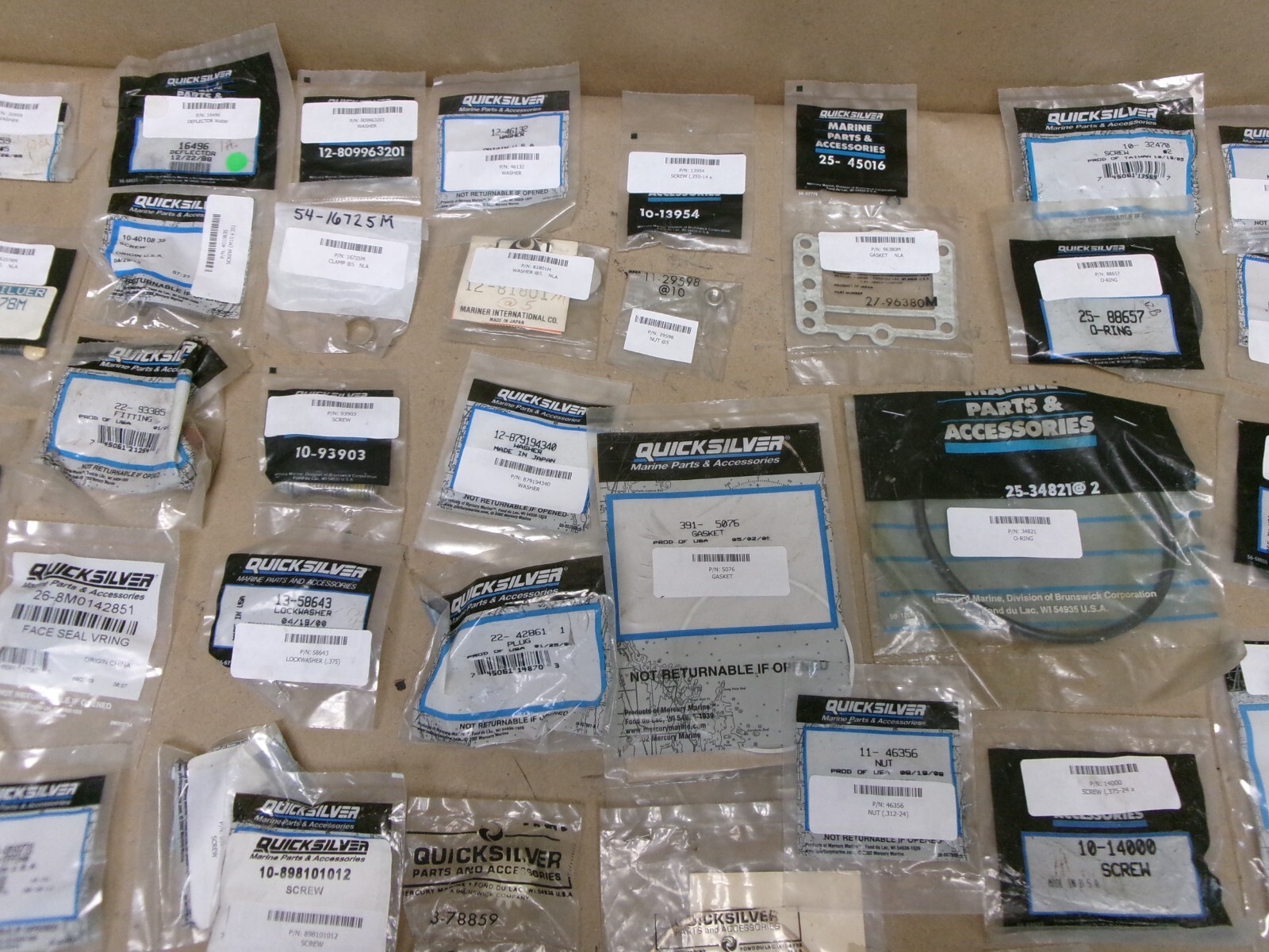 New Mercury / Quicksilver Assorted Parts