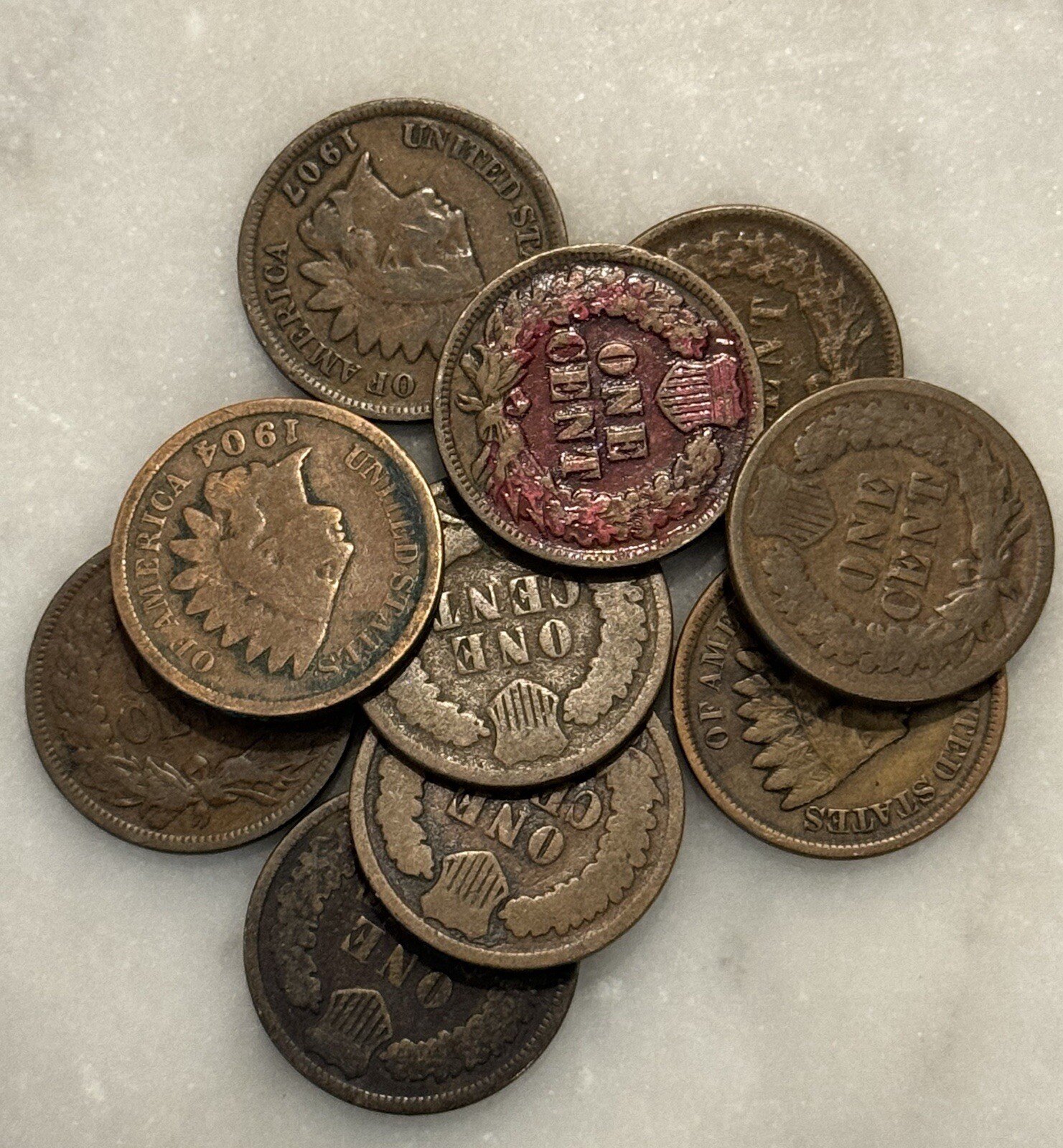 [Lot of 10 Coins] Indian Head Cent - Choose how many!