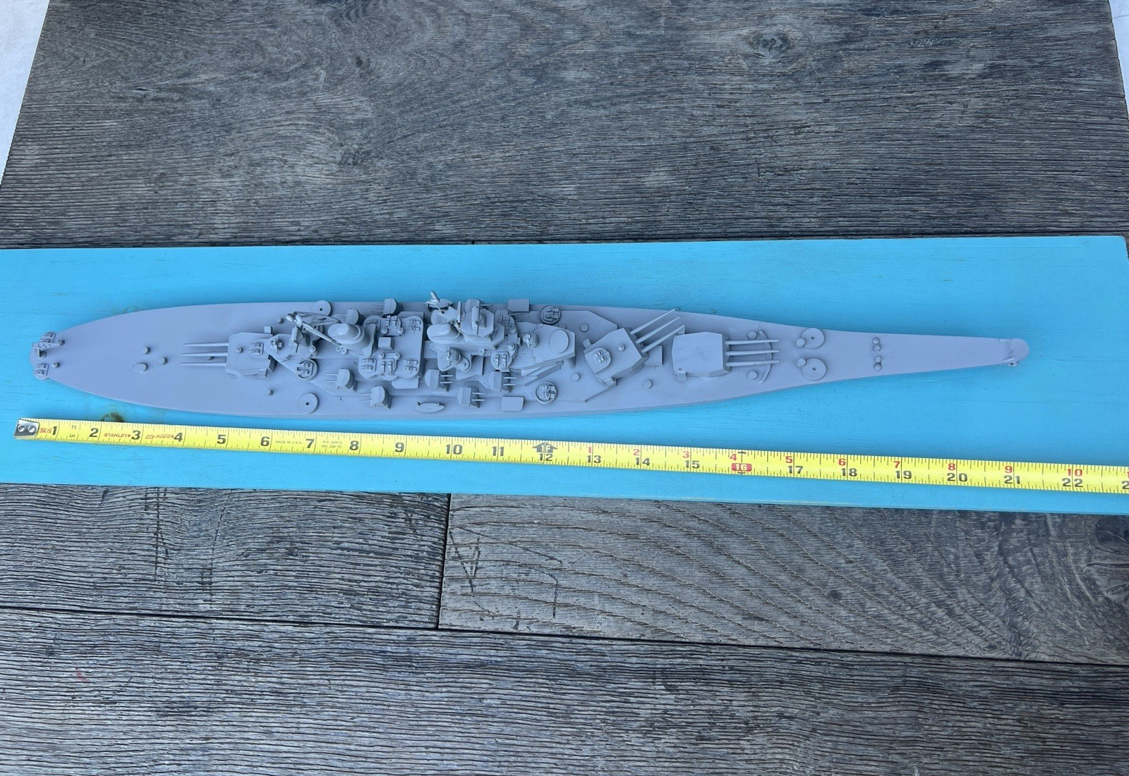 Vintage Comet Metal Prod. WW2 Recognition Model 5AA Series USS Missouri 1:500