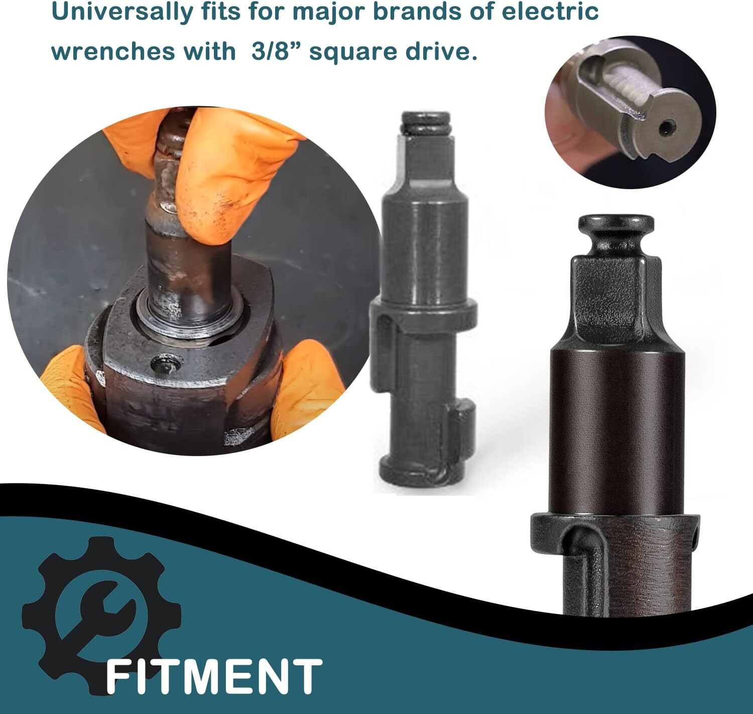 3/8" Impact Wrench Replacement Anvil w/ O Ring for Ingersoll Rand IR2112 IR2115