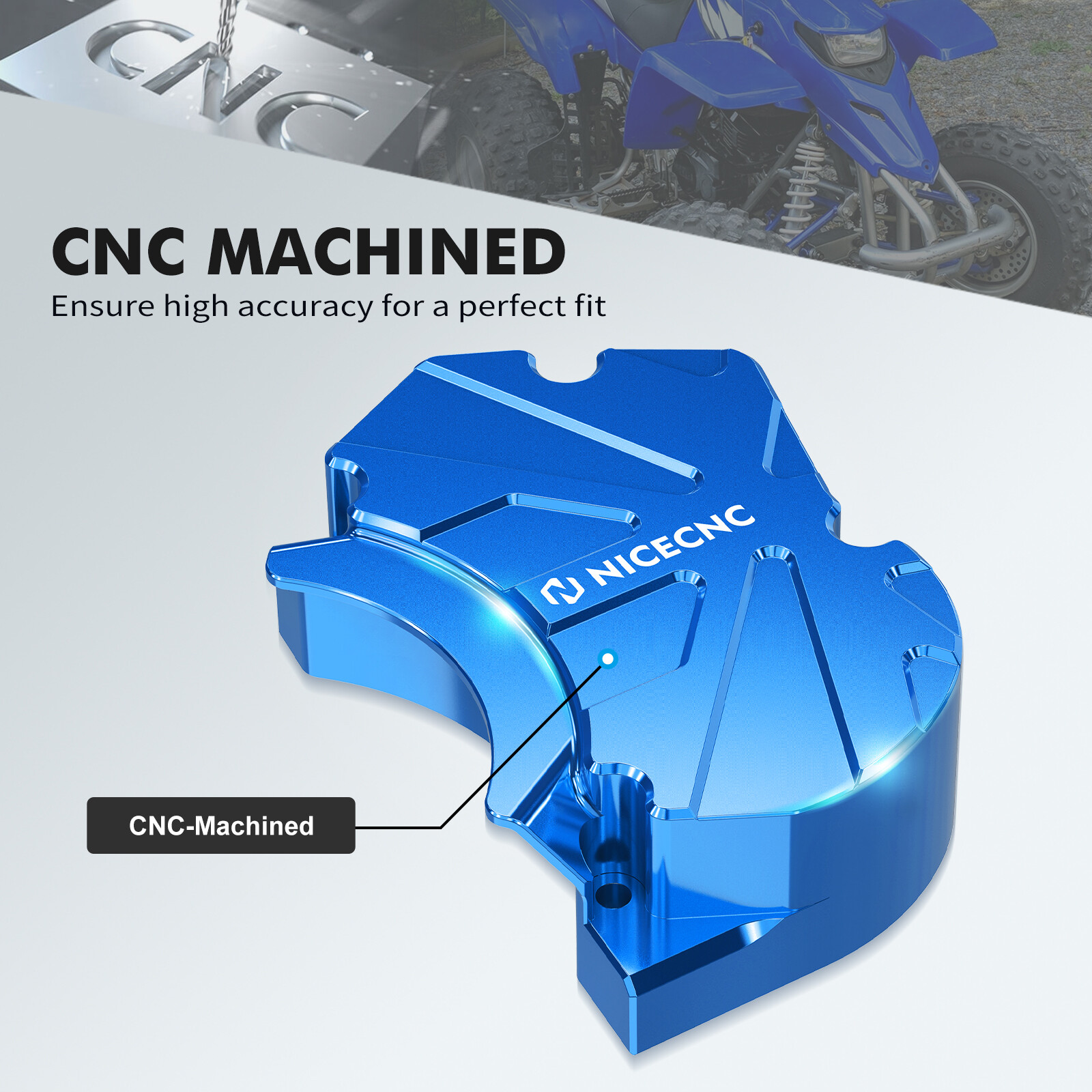 NICECNC Oil Pump Cover Guard Aluminum For Yamaha Blaster 200 YFS200 1988-2006