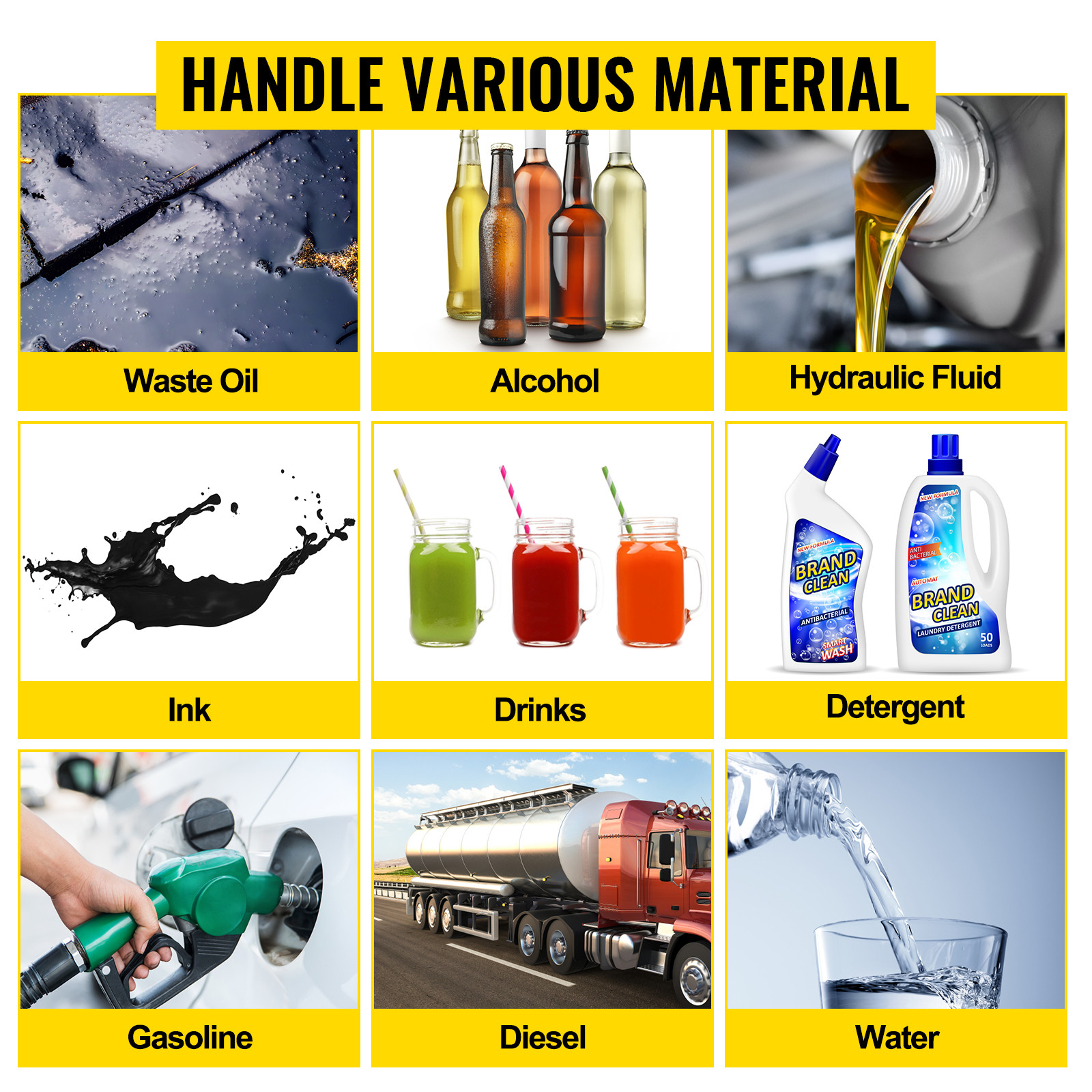 Air-Operated Double Diaphragm Pump 24 GPM 1-Inch Inlet/Outlet