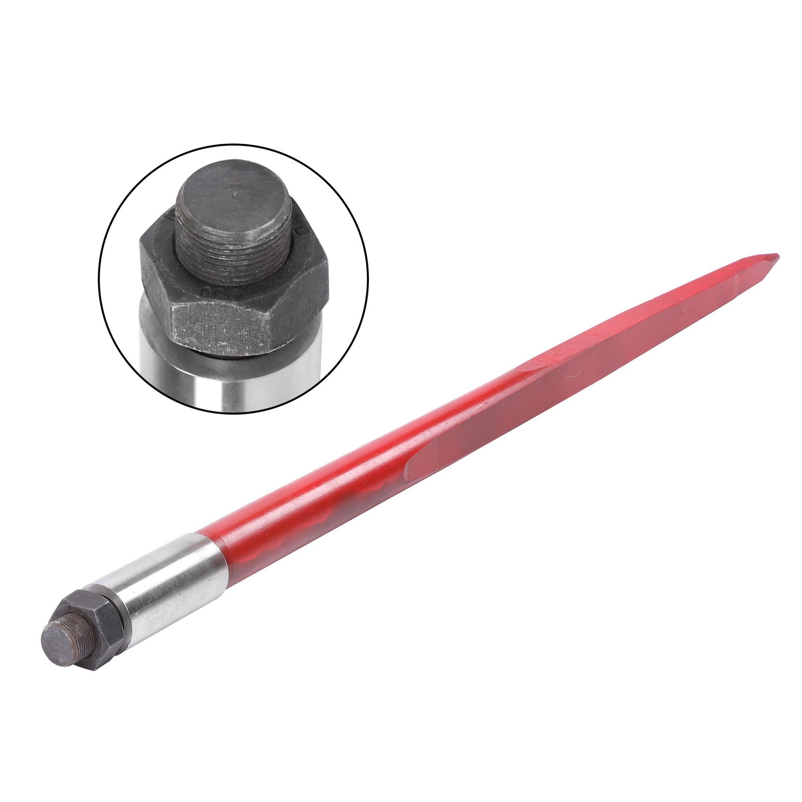 Hay Bale Spear 43 inch 2 Pack Spike Fork for Tractors Loaders