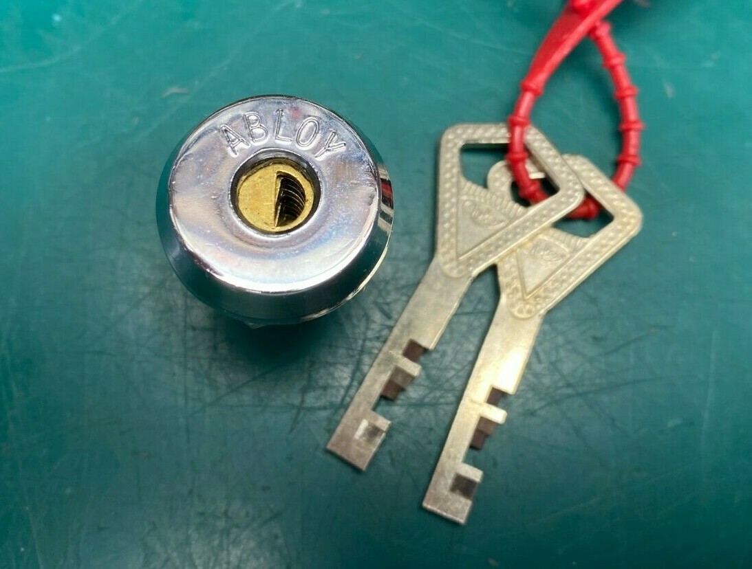 New Classic Abloy Disk Detainer Cam Lock Cylinder Finland - Locksmith Locksport