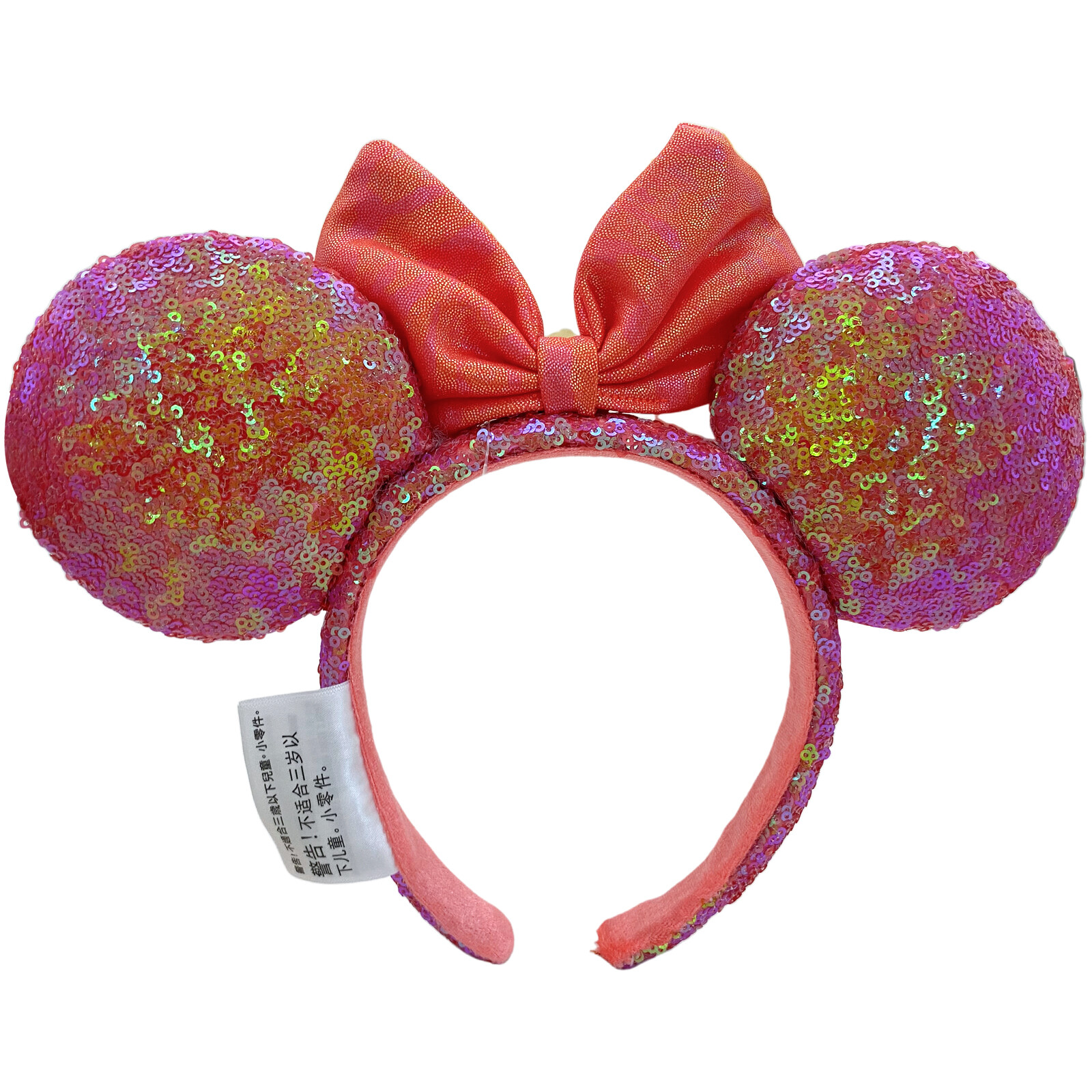 Orange Plumeria Exclusive Aulani Hawaii Disney-Parks Minnie Ears Bow Headband