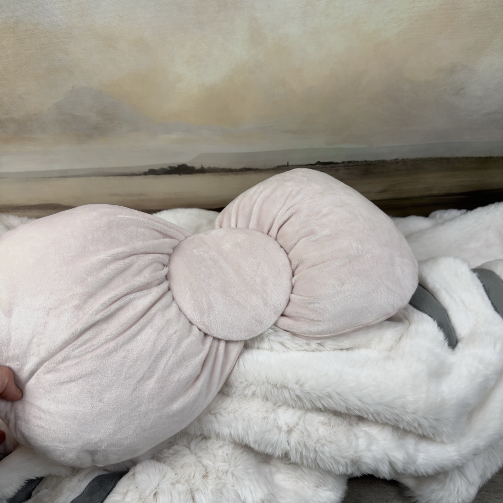 Pottery Barn Teen Hello Kitty Bean Bag Chair Slipcover Only Large Dust Spots OB