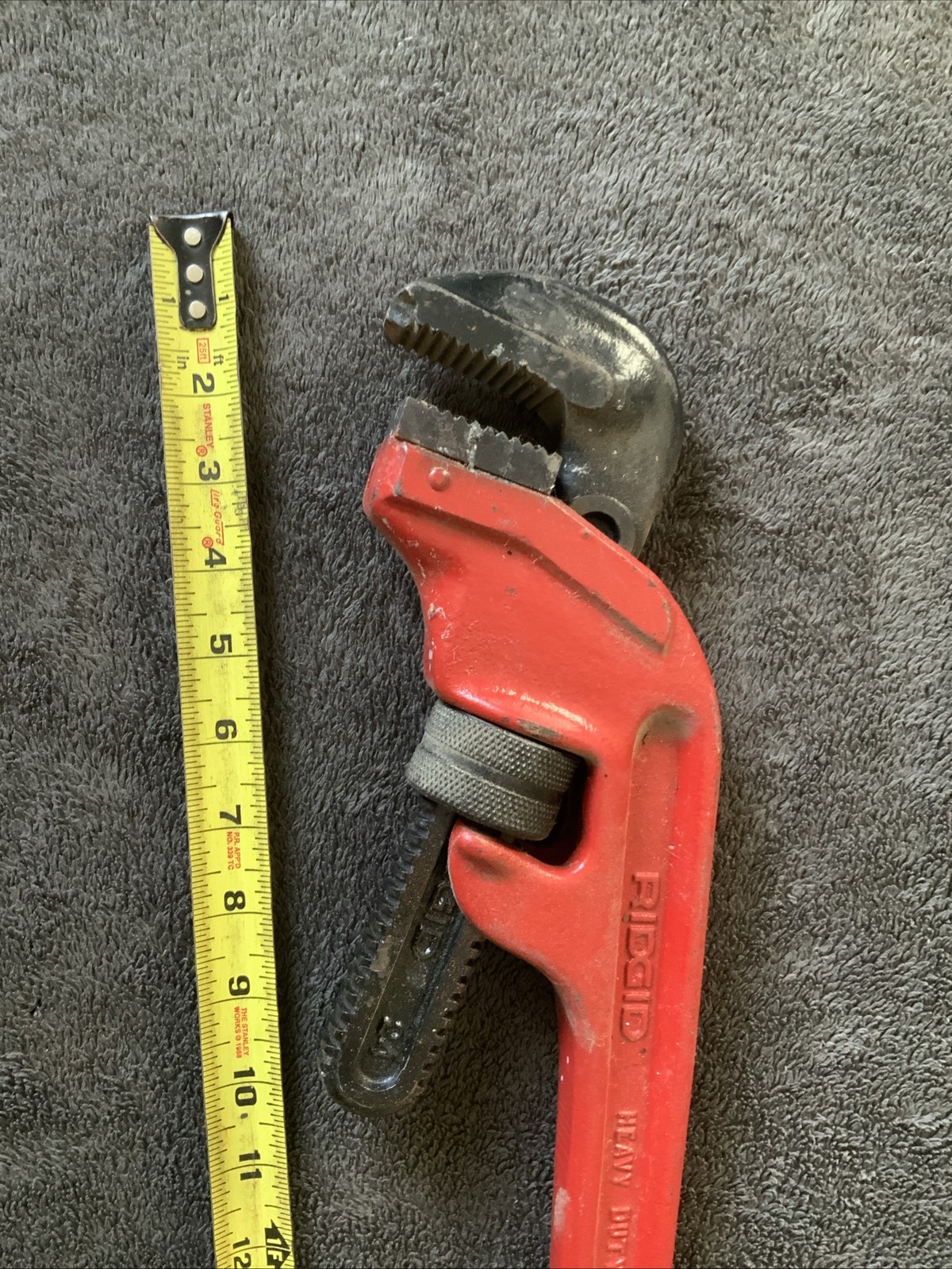 Ridgid E24 Heavy Duty End Pipe Wrench…good Shape….heavy….