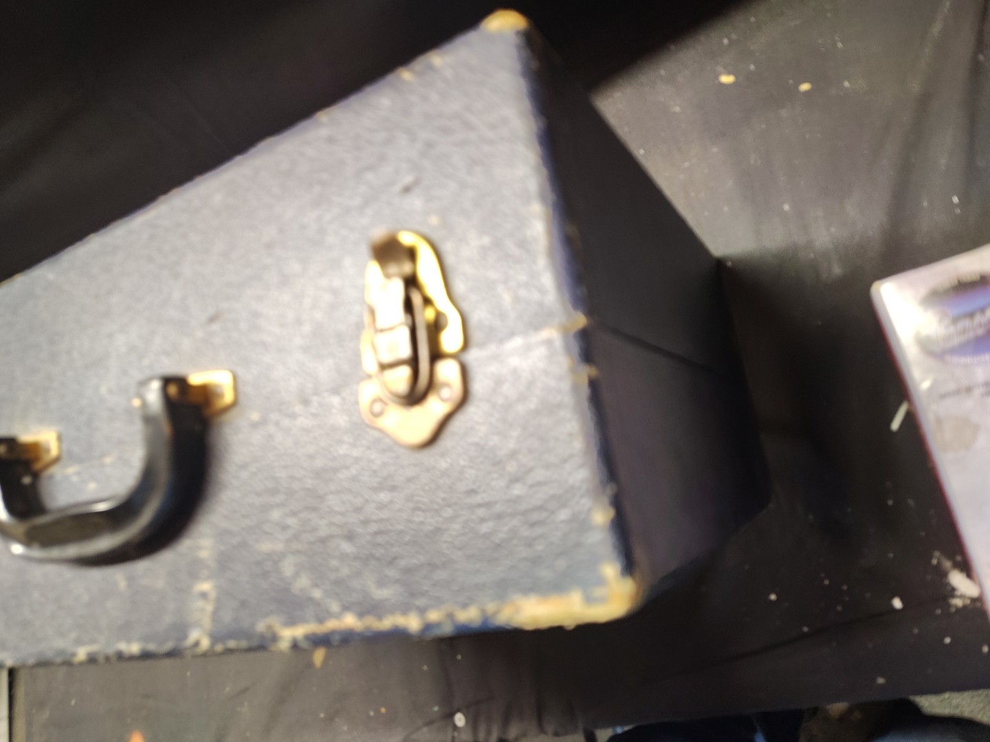 Vintage Portman Sewing Machine Compact Case Pedal Attachments