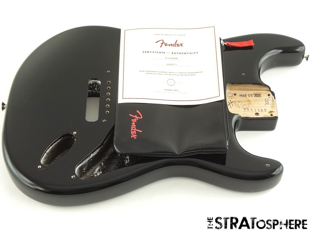 Fender AV II American Vintage 1957 Stratocaster BODY, Strat Alder Black