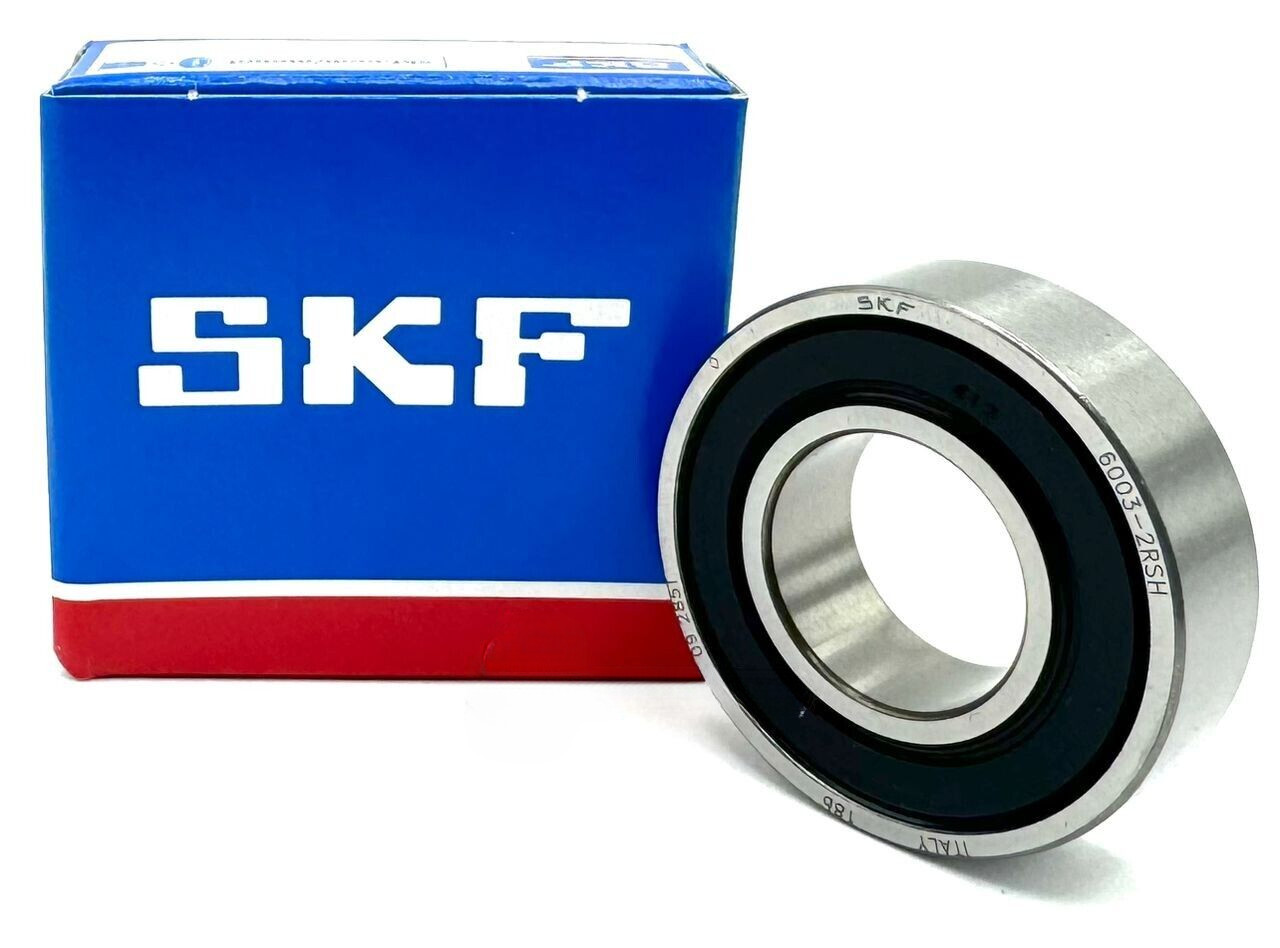 SKF 6003 2RSH DEEP GROOVE BALL BEARING, RUBBER SEALED 2RS 17x35x10 mm new