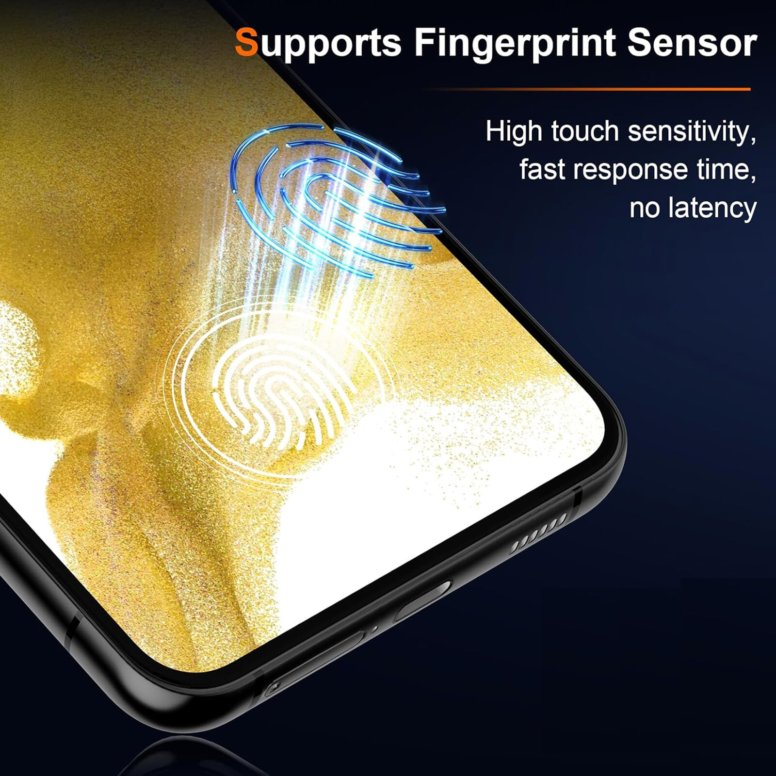 2 Pcs Screen Protector For Samsung Galaxy S24 Ultra S23 S22 Auto Alignment Kit