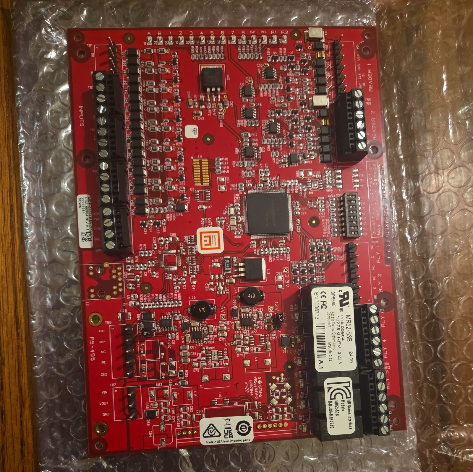 New Authentic Mercury Security MR52-S3B Interface Module