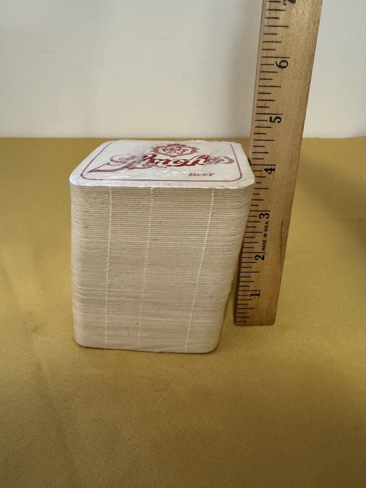 Vintage 100pc Stroh's Stroh Light Beer 2-sided Cardboard Bar Brewery Coasters