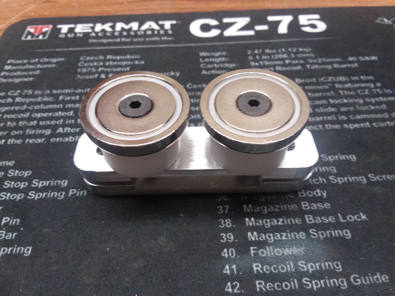 Belt Mount with Magnet for USPSA--All Division Legal--Single and Double Models