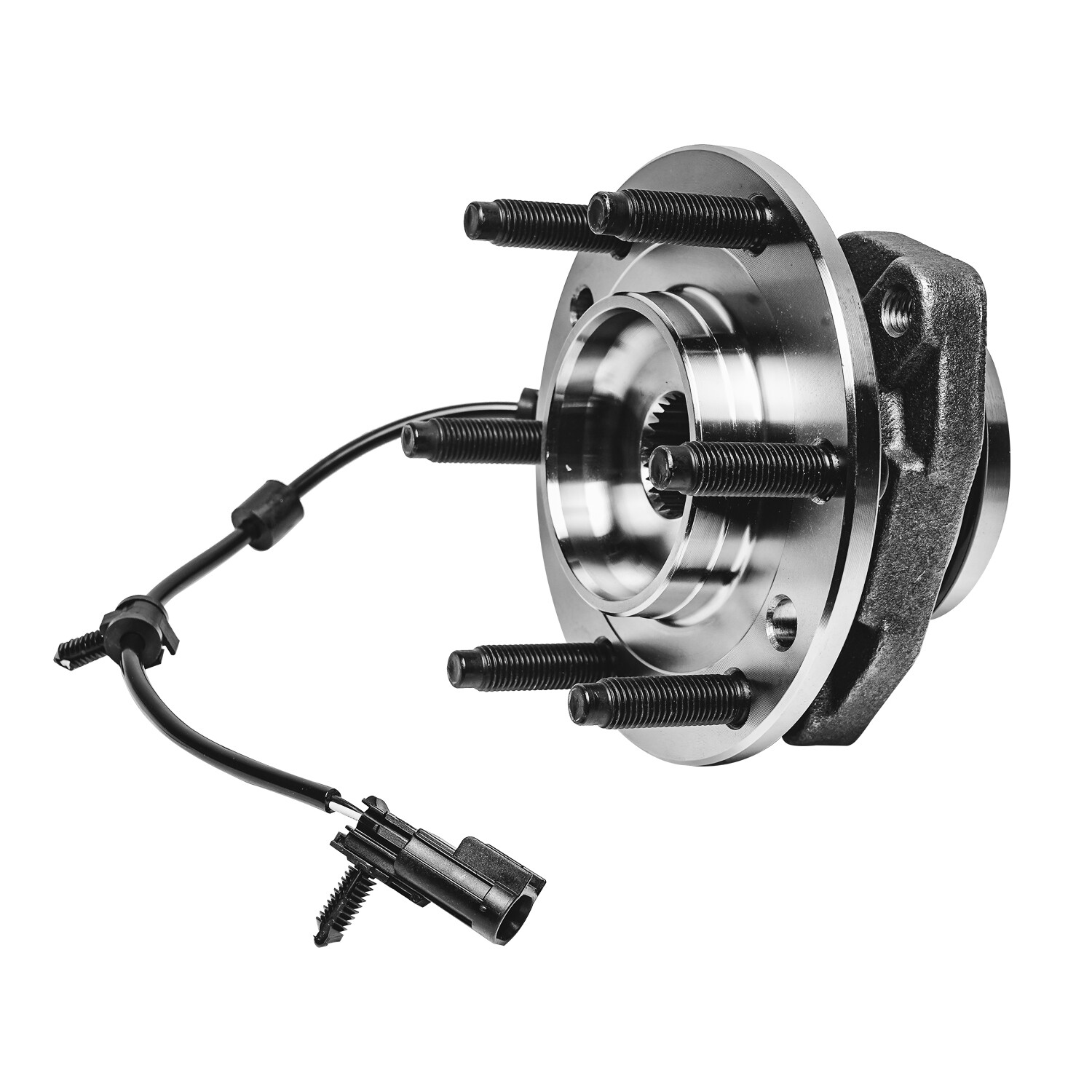 Front CV Axle Shaft Assembly + Wheel Hub Bearings for Saab 9-7x GMC Envoy