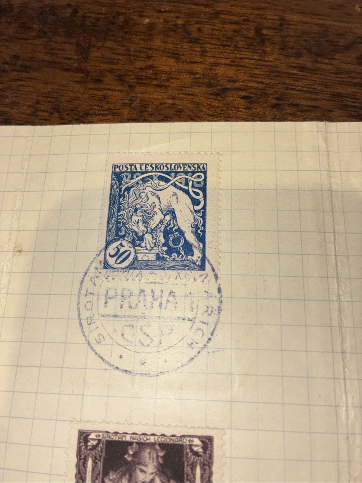 Czechoslovakia 1919 -Legionnaires- Widows and Orphans -Michel 34-40 Used W Postm