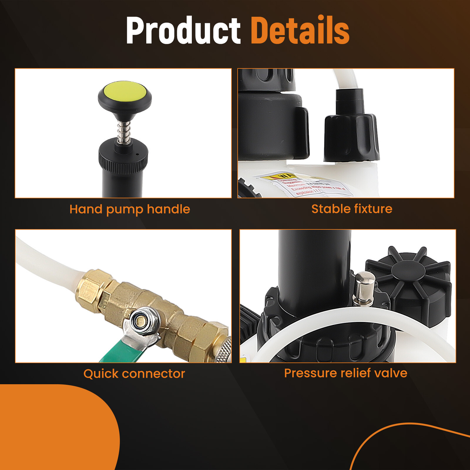 3L Transmission Oil Filling Tool System Fluid Pump Manual 8x ATF Adaptors