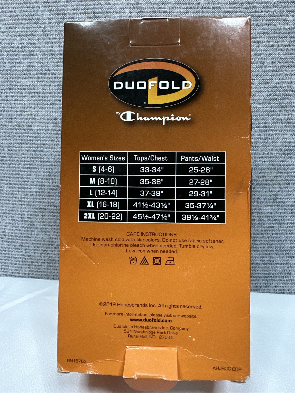 Duofold Women's Warm Pant XL Champion Varitherm Flex Weight Black NWT