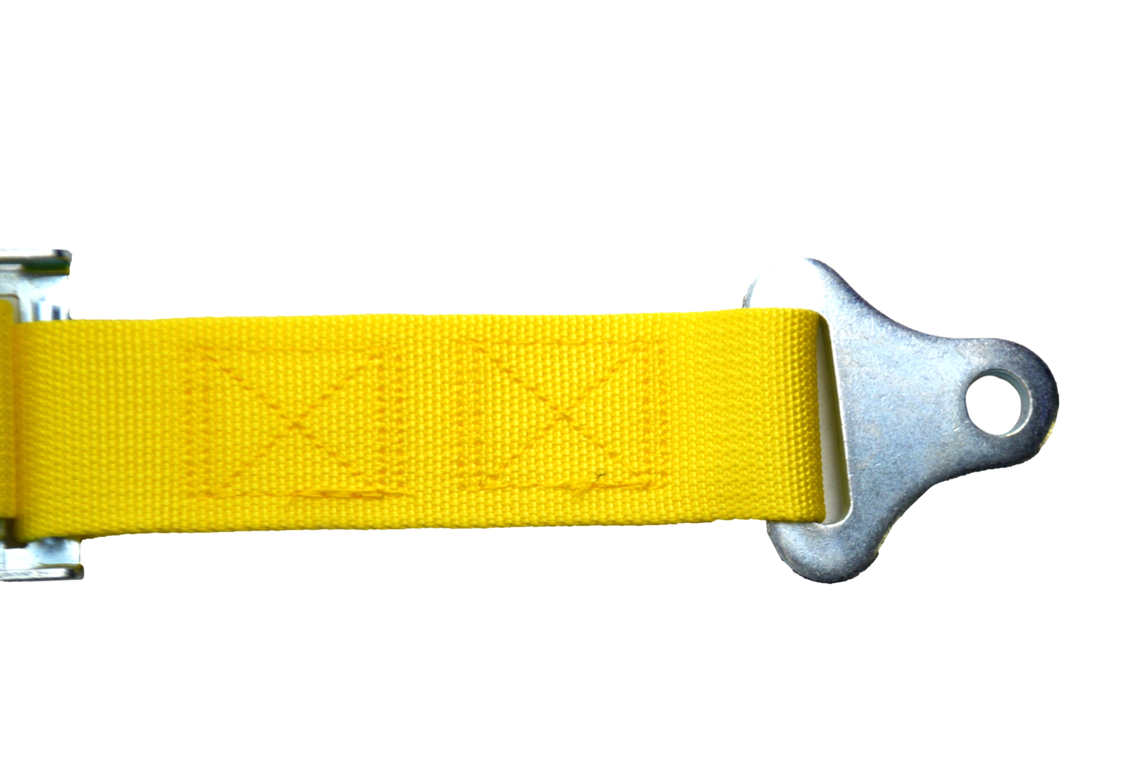 YELLOW SFI 16.1 RACE HARNESS SEAT BELT BOLT IN LATCH & LINK FLOOR MOUNT BOLT IN