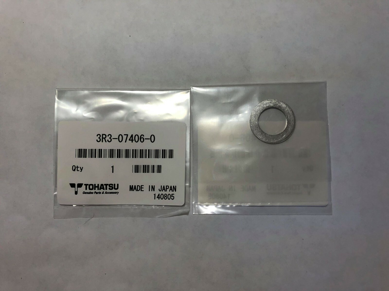 Tohatsu Nissan Mercury Outboard Four Stroke Oil Drain Plug Gasket 3R3074060