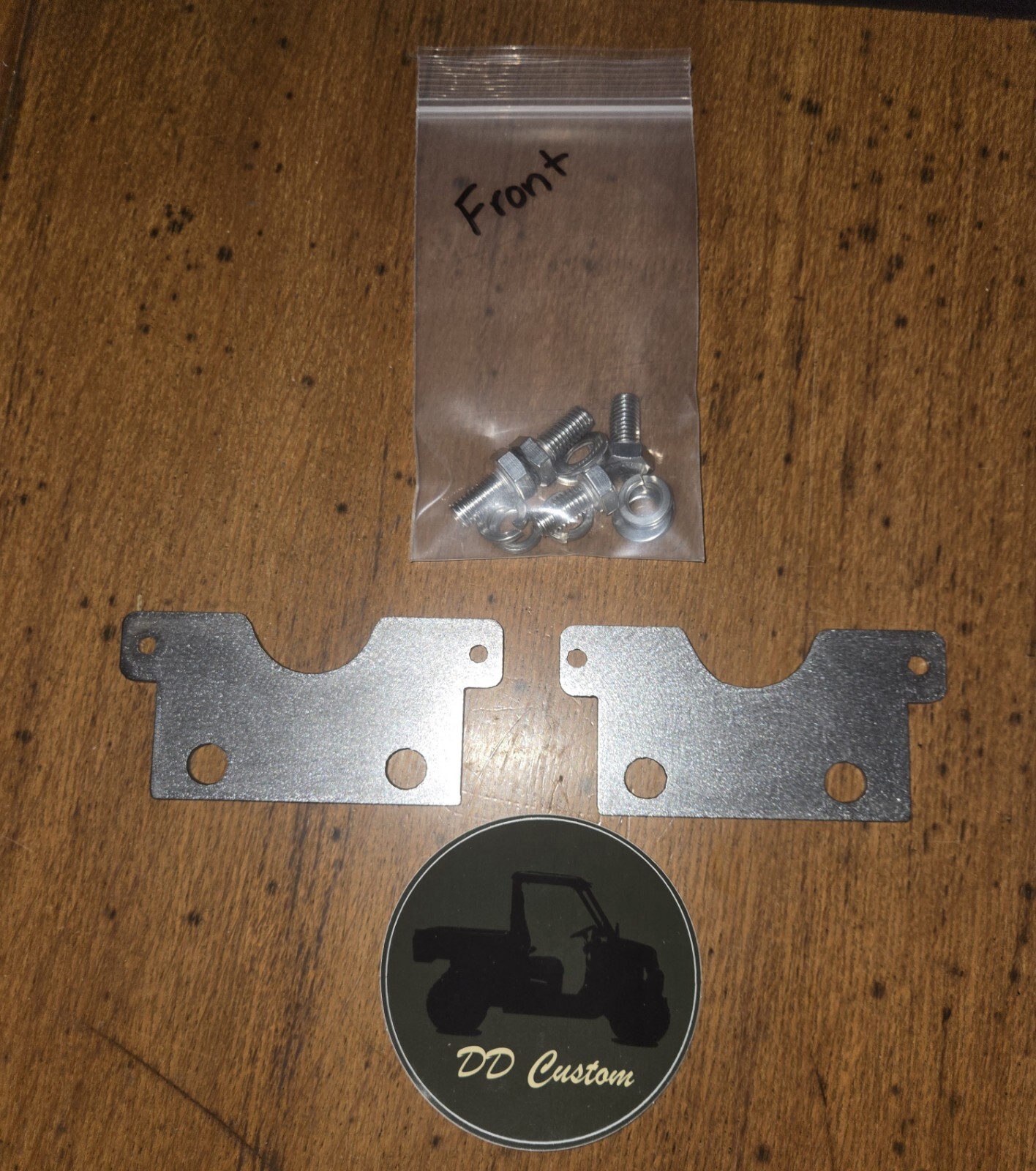 CF Moto Uforce 1000 1000XL Plasma cut Front Turn signal bracket Pair raw steel